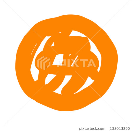 Rough Circular Doodle Messy Strokes Rough Circular Doodle Messy Strokes 138013290