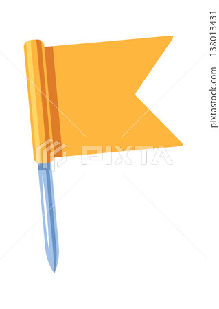 Flag Marker Triangular Pennant Pole Flag Marker Triangular Pennant Pole 138013431