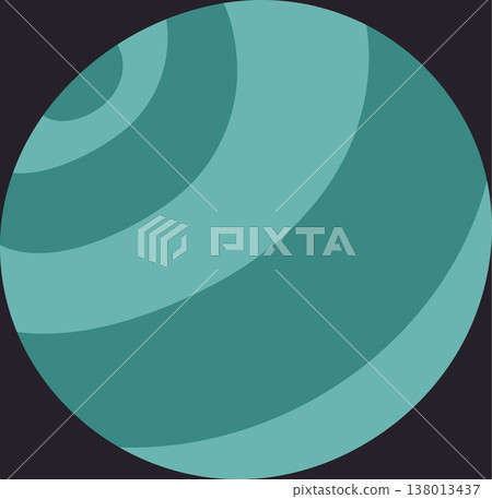 Sphere Curved Concentric Bands Gradient 138013437