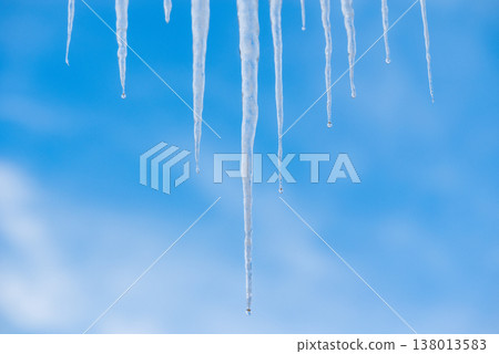 Blue sky and tsurara 138013583