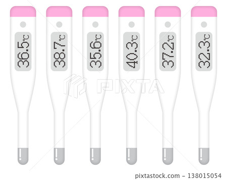 Thermometer illustration set 2 Thermometer illustration set 2 138015054