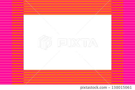 Border pattern frame, white space, pink Border pattern frame, white space, pink 138015061