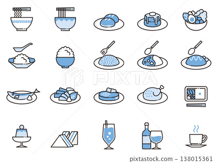 食品飲料圖示 08 食品飲料圖示 08 138015361