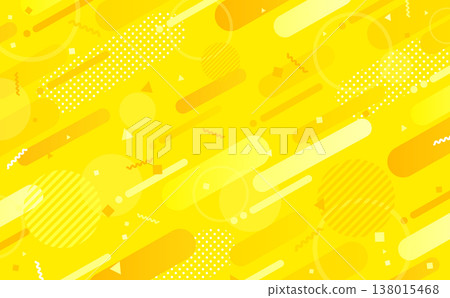 Pop yellow abstract background_horizontal 138015468