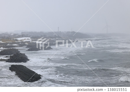 Sea of Japan in winter Sea of Japan in winter 138015551
