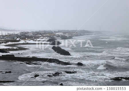 Sea of Japan in winter Sea of Japan in winter 138015553