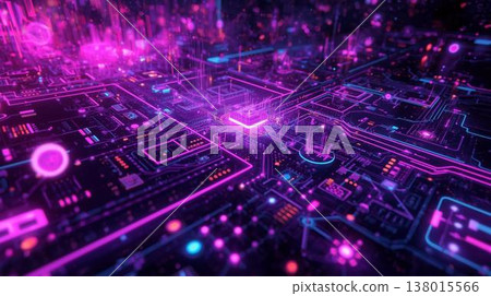 Cyberspace background material Cyberspace background material 138015566