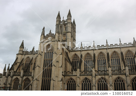 Gothic cathedrals and the majestic exteriors of European architecture Gothic cathedrals and the majestic exteriors of European architecture 138016052