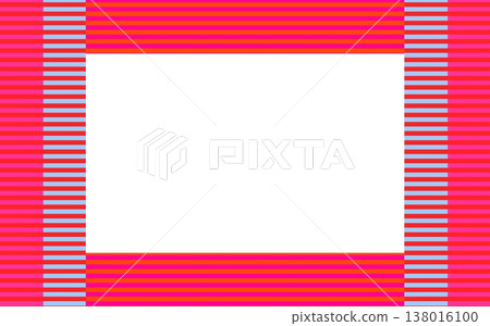 邊框圖案，留白，粉紅色，橘色 138016100