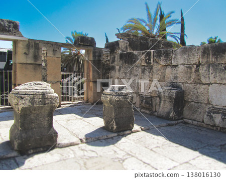 Archaeological excavations of the ancient city of Capernaum 138016130