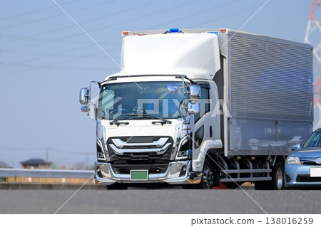 Logistics truck Logistics truck 138016259