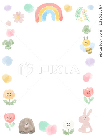 Soft and cute certificate series | Ready-to-use "Well Done" pastel certificate template (no text, no border) Soft and cute certificate series | Ready-to-use "Well Done" pastel certificate template (no text, no border) 138016367