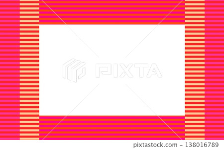 邊框圖案，留白，粉紅色，橘色 138016789
