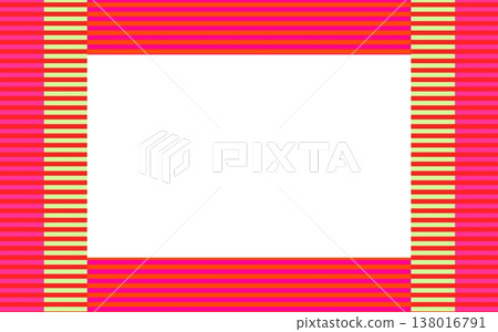邊框圖案，留白，粉紅色，橘色 138016791