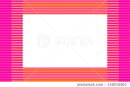 邊框圖案，留白，粉紅色，橘色 138016801