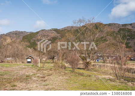 滋賀縣高島市牧野町西內濕地景觀 滋賀縣高島市牧野町西內濕地景觀 138016808