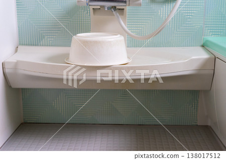 Dirt on the bathroom counter Dirt on the bathroom counter 138017512