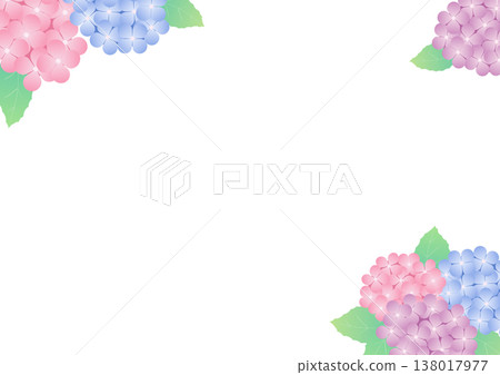 Hydrangea flower frame material for the rainy season | Hydrangea flower leaves plant Hydrangea flower frame material for the rainy season | Hydrangea flower leaves plant 138017977