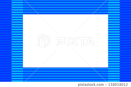 邊框圖案，留白，藍色 138018012