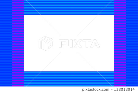 邊框圖案，留白，藍色 138018014