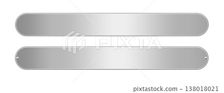 Silver metal plate set 03 Silver metal plate set 03 138018021