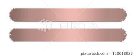 Copper metal plate set 03 Copper metal plate set 03 138018022