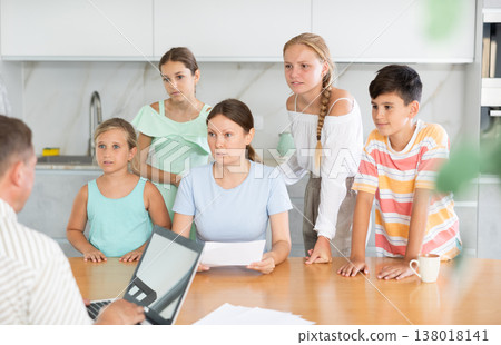 Social services worker visit Social services worker visit 138018141