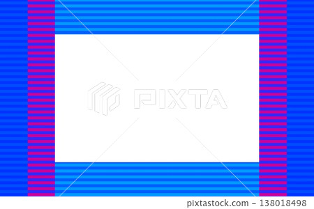 Border pattern frame, white space, blue, turquoise blue Border pattern frame, white space, blue, turquoise blue 138018498