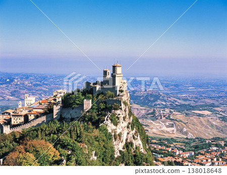Rocca and townscape of the Republic of San Marino Rocca and townscape of the Republic of San Marino 138018648
