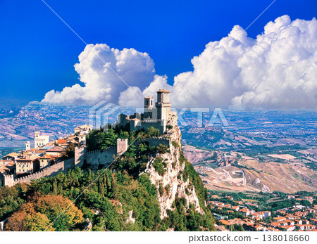 Rocca and townscape of the Republic of San Marino Rocca and townscape of the Republic of San Marino 138018660