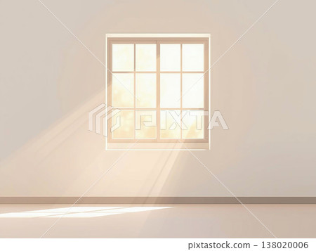 室內裝潢簡潔，陽光透過窗戶灑進來。 138020006