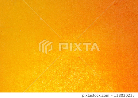 Close-up of the texture of washi paper with yellow-orange color variations. Close-up of the texture of washi paper with yellow-orange color variations. 138020233