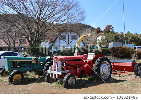 Farm work with a tractor Farm work with a tractor 138021489