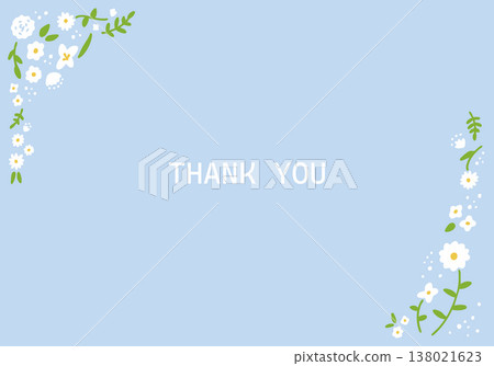 時尚可愛的花卉相框 138021623