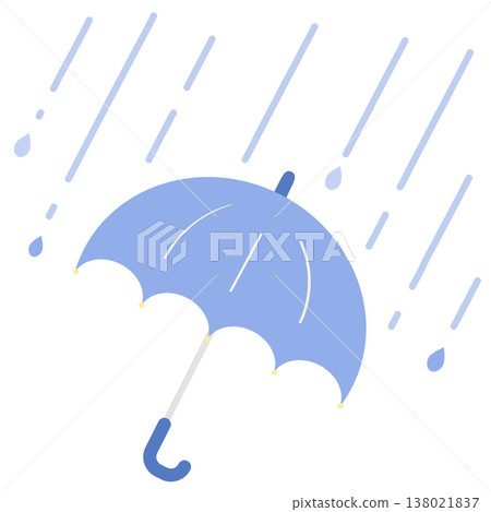 簡約雨傘圖示 | 雨傘、雨具、天氣、雨季 138021837