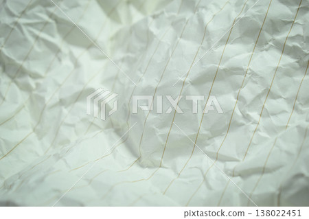 crumpled line paper texture background, blank sheet notebook crumpled line paper texture background, blank sheet notebook 138022451
