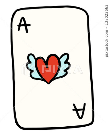 Hand drawn illustration of card for decoration, leisure time, weekends, holidays, entertainment, game, department store, sticker, hobby, patch, fridge magnet, brooch, icon, playtime, activity, relax 138022662