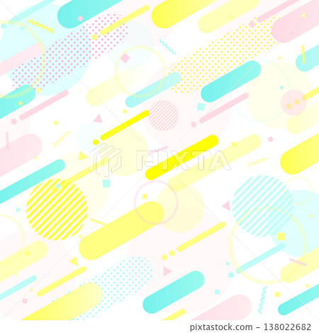 粉彩波普抽象透明背景_方塊 138022682