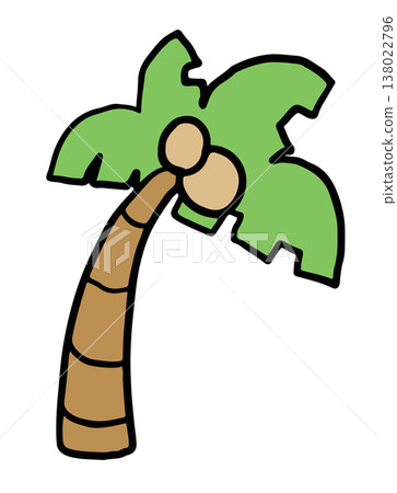 Hand drawn coconut tree illustration for sticker, summer break, plants, decoration, cute patch, pin, shirt print, beach vibe, sea, sand, sun, trip, travel, vacation, happy holidays, nature, garden Hand drawn coconut tree illustration for sticker, summer break, plants, decoration, cute patch, pin, shirt print, beach vibe, sea, sand, sun, trip, travel, vacation, happy holidays, nature, garden 138022796