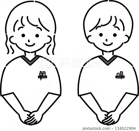 Medical staff (line drawing) 138022904