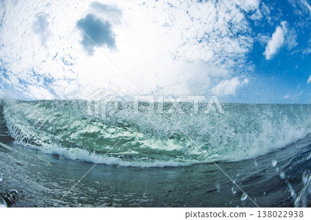 湘南久沼海灘：颱風湧浪 138022938