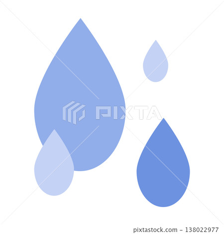 Simple illustration of rain and raindrops | Rain, raindrops, water droplets, weather Simple illustration of rain and raindrops | Rain, raindrops, water droplets, weather 138022977