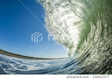 Shonan Kugenuma Beach: Typhoon swell waves Shonan Kugenuma Beach: Typhoon swell waves 138023277
