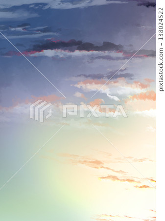 Backgrounds of the sky, clouds, and sun at various times of day Backgrounds of the sky, clouds, and sun at various times of day 138024522
