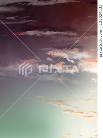 Backgrounds of the sky, clouds, and sun at various times of day 138024533