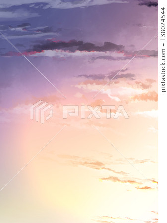 Backgrounds of the sky, clouds, and sun at various times of day 138024544