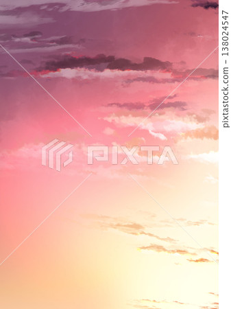 一天中不同時段的天空、雲彩和太陽背景。 138024547