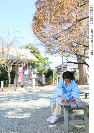 Shichi-Go-San at the shrine Shichi-Go-San at the shrine 138025023