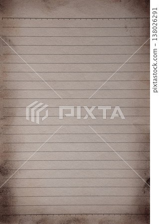 Dark brown aged paper notebook surface texture 138026291