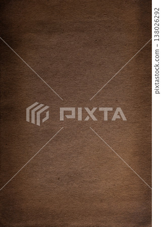Dark brown kraft paper with vignette corner Dark brown kraft paper with vignette corner 138026292
